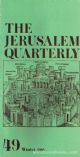 41463 The Jerusalem Quarterly ; Number Forty Nine, Winter 1988